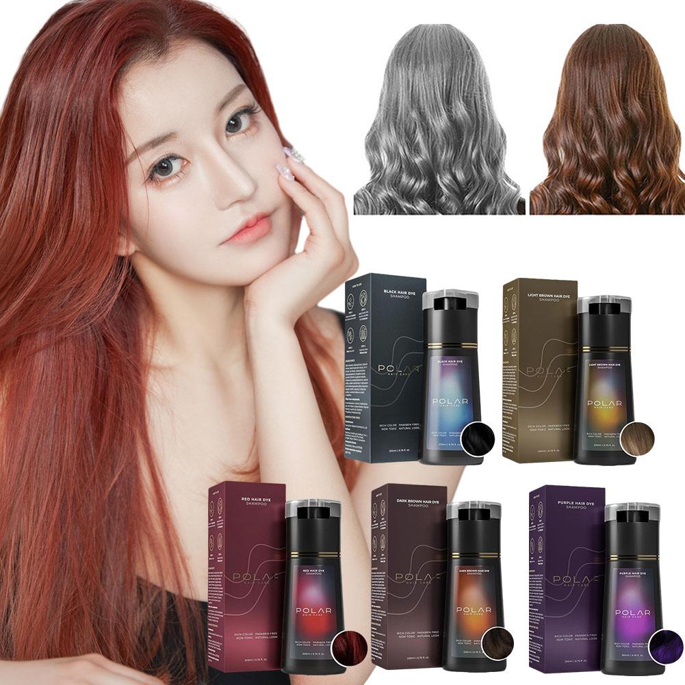 Hair Care Natural Ingredients - 200 ml Renkli Saç Boyası Şampuanı,