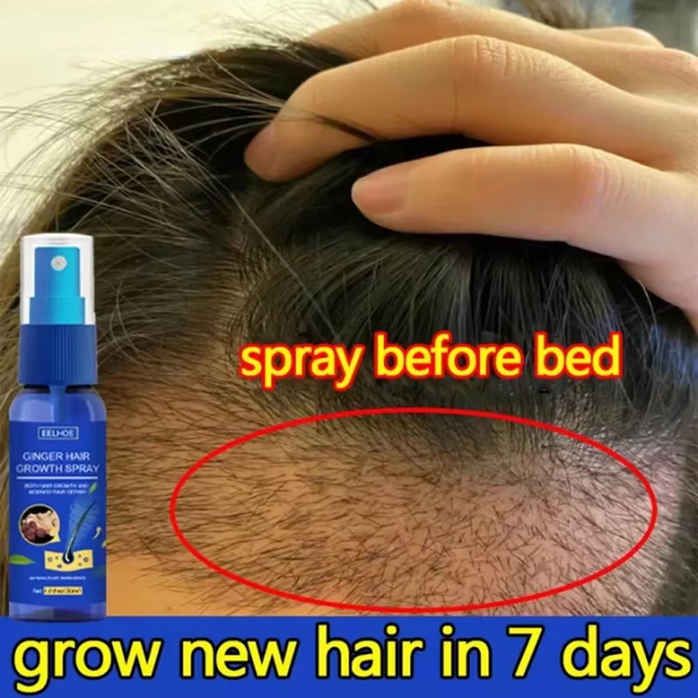 Hair Care Products - Hızlı Zencefilli Saç Uzatma Spreyi, Saç